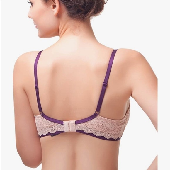 NWT Lolofly Maternity Soft All Over Lace Nursing Bra Size 34D - Picture 9 of 15